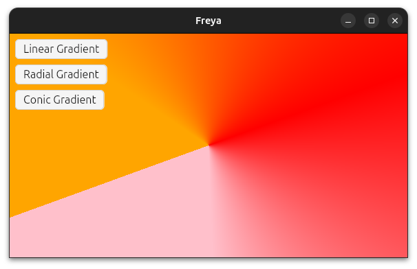 Conic gradient Screenshot